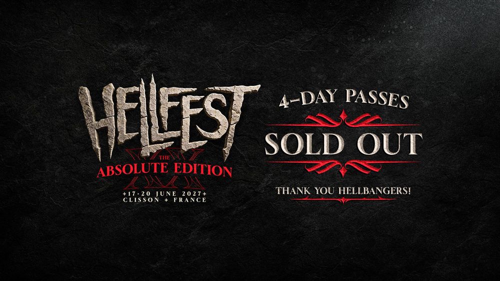 4-DAY PASSES 2027 : SOLD OUT !
