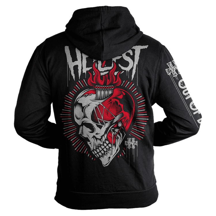 Sweat Zippé "Sacred heart"